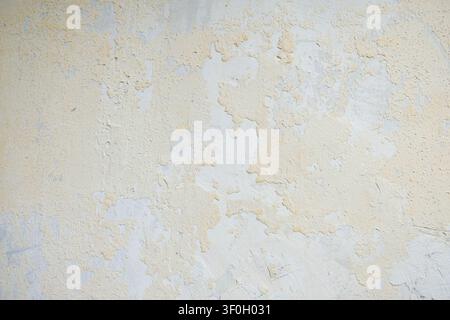 Grunge-Textur von abblätternder Farbe auf alter Wandoberfläche Stockfoto