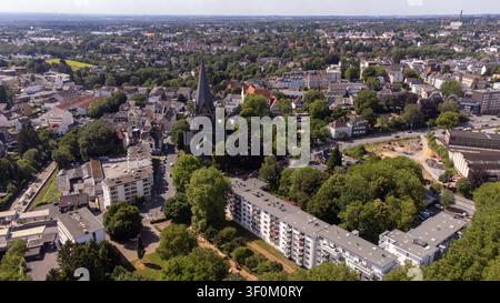 Luftbild von Solingen in Nordrhein-Westfalen, Deutschland Stockfoto