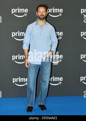Rom, Italien. 09. Juli 2026. Rom, Cinema Moderno, Vorstellung des Programmschemas 2026 von Prime Video. Abgebildet: Alessandro Borghi Credit: Independent Photo Agency/Alamy Live News Stockfoto