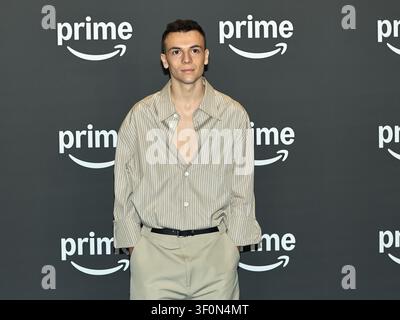 Rom, Italien. 09. Juli 2026. Rom, Cinema Moderno, Vorstellung des Programmauflinien von Prime Video für 2026. Abgebildet: Francesco Gheghi Credit: Independent Photo Agency/Alamy Live News Stockfoto