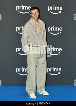 Rom, Italien. 09. Juli 2026. Rom, Cinema Moderno, Vorstellung des Programmauflinien von Prime Video für 2026. Abgebildet: Francesco Gheghi Credit: Independent Photo Agency/Alamy Live News Stockfoto