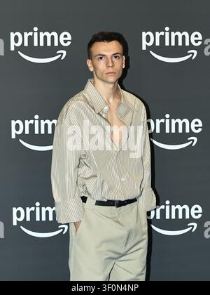 Rom, Italien. 09. Juli 2026. Rom, Cinema Moderno, Vorstellung des Programmauflinien von Prime Video für 2026. Abgebildet: Francesco Gheghi Credit: Independent Photo Agency/Alamy Live News Stockfoto