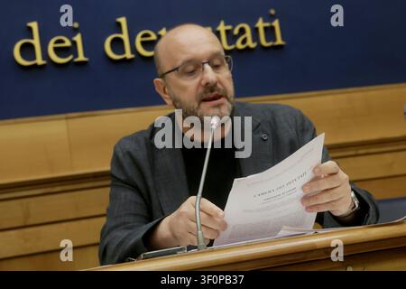 Rom, Italien. 09. Juli 2026. Mauro Berruto nimmt an der Pressekonferenz für gerechte Sportgerechtigkeit teil - Donnerstag, 9. Juli 2026 - Rom-Italien -(Foto von Cecilia Fabiano/ Credit: LaPresse/Alamy Live News Stockfoto