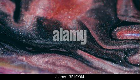 Pigmentwelle Bokeh-Farb spritzstrahlender Schwall Fleck Stockfoto