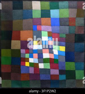 PAUL KLEE (1879-1940) Blühend, 1934 Öl auf Leinwand. Stockfoto