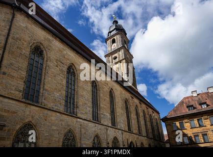 St.-Martin-Basilika in Amberg, Deutschland Stockfoto