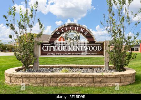 Die Stadt Kentwood liegt in Kent County und wurde 1967 eingemeindet. Stockfoto