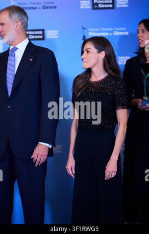 Barcelona, Katalonien, Spanien. 14. Juli 2026. Königin Letizia von Spanien nimmt an der Preisverleihung des Prinzessin-von-Girona-Preises im Gran Teatre del Liceu am 14. Juli 2026 in Barcelona, Spanien teil (Bildnachweis: © Jack Abuin/ZUMA Press Wire) NUR FÜR REDAKTIONELLE VERWENDUNG! NICHT FÜR KOMMERZIELLE VERWENDUNG! Stockfoto