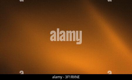 Abstrakter körniger 4K-Hintergrund mit lebhaftem orange-braun-schwarzem Luxus-Template Stockfoto
