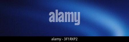 Moderne Ästhetik 4K blau dunkel und cyan abstrakter körniger Farbverlauf Hintergrundbild Blur-Banner Stockfoto