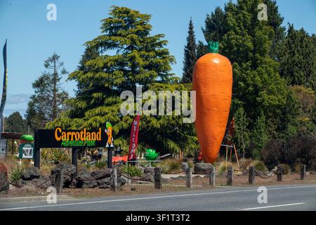 Ohakune in den Ausläufern des Mount Ruapehu, Neuseeland Stockfoto