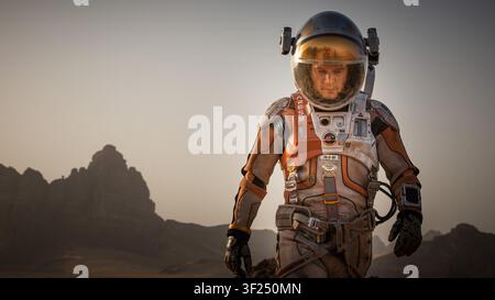 Der Marsianer Matt Damon Stockfoto