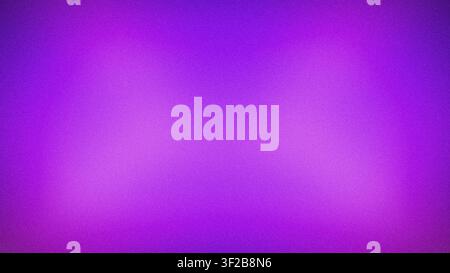 Lebendiger 4K-abstrakter körniger Hintergrund mit hellen violetten, magentafarbenen und violetten Farbverläufen Stockfoto