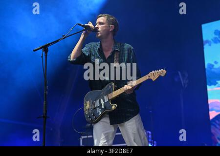 UK. 17. Juli 2026. LONDON, ENGLAND - 17. JULI: Leo Wyndham von ‚Palace‘ tritt während der Somerset House Series am 17. Juli 2026 im Somerset House in London, England, auf.CAP/MAR © MAR/Capital Pictures Credit: Capital Pictures/Alamy Live News Stockfoto