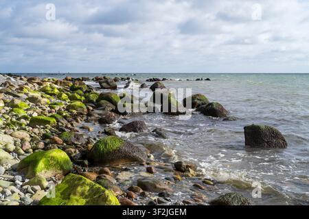 Küste von Göhren, Rügen Stockfoto