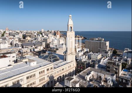 Luftaufnahme der Küste von Montevideo, Uruguay Stockfoto