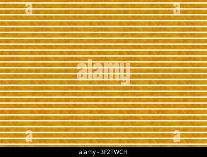 Abstrakter Linienhintergrund mit horizontalen Goldstreifen, der nahtlos und wiederholbar ist Stockfoto