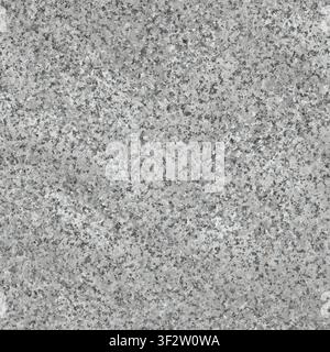 Nahaufnahme einer grauen Granitsteinoberfläche mit einer Mischung aus hellen und dunklen Flecken. Stockfoto