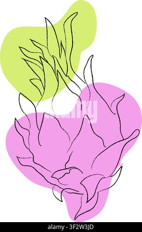 Realistische Drachenillustrationen, sauberes Vektorset ideal für Verpackung, Etikett und Produktgestaltung, Vektorillustration eines Drachensets, auf einem sauberen Hintergrund Stock Vektor