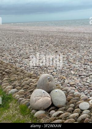Budleigh Salteron Beach, Devon, UK Stockfoto