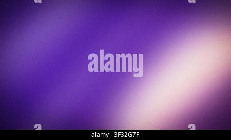 Abstrakter 4K-körniger Farbverlaufshintergrund mit lebhaften violetten, violetten und rosa Farben Stockfoto