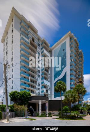 Fort Lauderdale, FL, USA - 17. Juli 2026: American on the Park Condominium Fort Lauderdale Florida Stockfoto