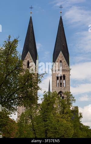 Dom Halberstadt harz Stockfoto
