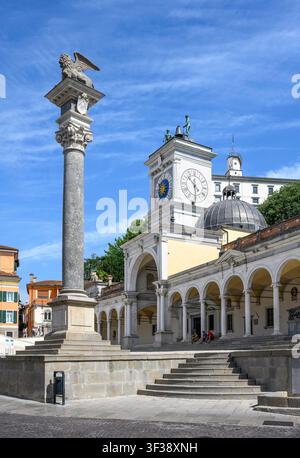 Die Loggia e Tempietto di San Giovanni in der Piazza della Libertà, Udine, Norditalien, Stockfoto