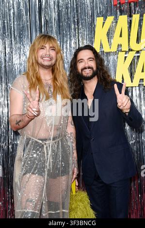 Bill Kaulitz und Tom Kaulitz bei der Premiere der 3. Staffel der Netflix-Serie 'Kaulitz & Kaulitz' im Delphi Filmpalast. Berlin, 22.07.2026 Stockfoto