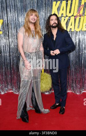 Bill Kaulitz und Tom Kaulitz bei der Premiere der 3. Staffel der Netflix-Serie 'Kaulitz & Kaulitz' im Delphi Filmpalast. Berlin, 22.07.2026 Stockfoto