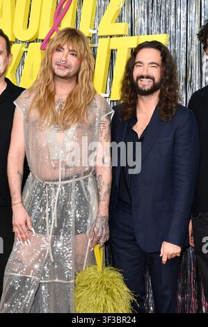 Bill Kaulitz und Tom Kaulitz bei der Premiere der 3. Staffel der Netflix-Serie 'Kaulitz & Kaulitz' im Delphi Filmpalast. Berlin, 22.07.2026 Stockfoto