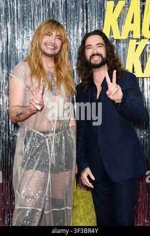 Bill Kaulitz und Tom Kaulitz bei der Premiere der 3. Staffel der Netflix-Serie 'Kaulitz & Kaulitz' im Delphi Filmpalast. Berlin, 22.07.2026 Stockfoto