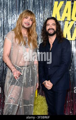 Bill Kaulitz und Tom Kaulitz bei der Premiere der 3. Staffel der Netflix-Serie 'Kaulitz & Kaulitz' im Delphi Filmpalast. Berlin, 22.07.2026 Stockfoto