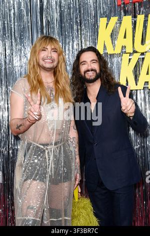 Bill Kaulitz und Tom Kaulitz bei der Premiere der 3. Staffel der Netflix-Serie 'Kaulitz & Kaulitz' im Delphi Filmpalast. Berlin, 22.07.2026 Stockfoto