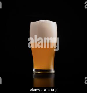 Bierverkostung, Alkohol, oktoberfest, alkoholisches Getränk, Quadrat, Modell, flach liegend Stockfoto