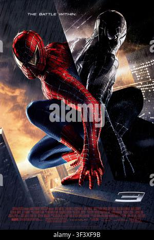 Spider-Man 3 Filmposter Tobey Maguire Stockfoto