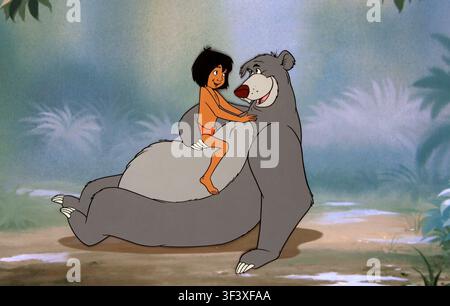 Das Dschungelbuch Mowgli & Baloo der Bär Stockfoto