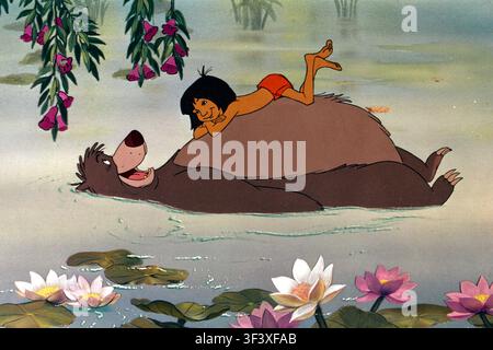Das Dschungelbuch Mowgli & Baloo der Bär Stockfoto