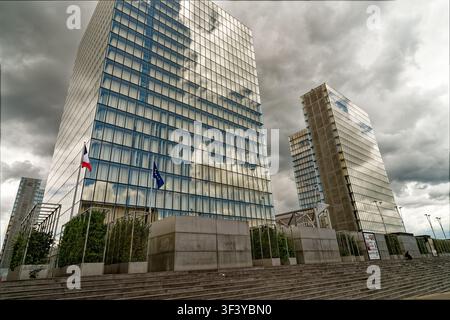 Bibliothèque Nationale de France, BNF - Französische Nationalbibliothek Stockfoto