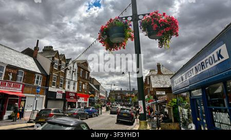 Hunstanton High Street, Norfolk, UK Stockfoto