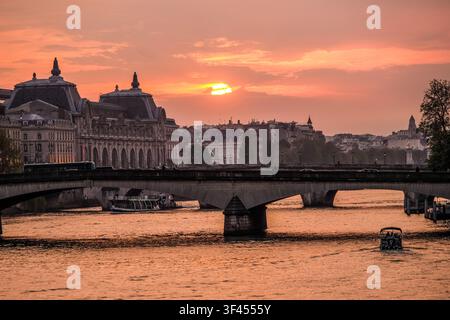 Frankreich Seine, Paris Stockfoto