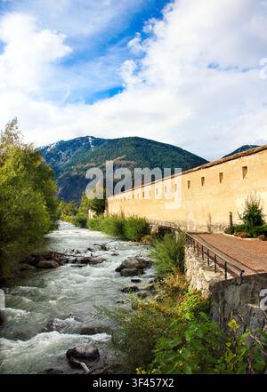Italien Trentino-Südtirol Glorenza / Etschtal / Vintschgau Stockfoto