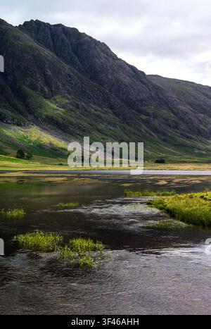 Großbritannien, Schottland, Highlands, die berühmten Berge von Glen Coe. Stockfoto