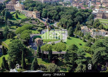 Italien Lazio Latium Rom Vatikanstadt Die Vatikanischen Gärten Stockfoto
