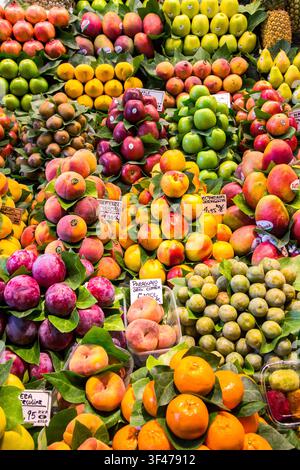 Spanien, Barcelona, der St. Josep De La Boqueria Antiquitätenmarkt in der Altstadt Stockfoto
