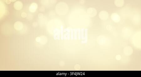Weiches goldenes Bokeh-Licht-Hintergrund Stock Vektor