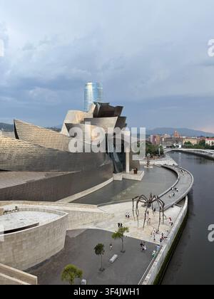 Das Guggenheim-Museum Bilbao, Spanien Stockfoto