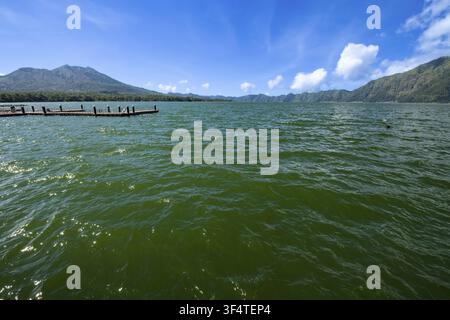 Mount Batur, Vulkan, Berg, Lake Batur, Lake Batur, Kintamani, Bali, Indonesien Stockfoto