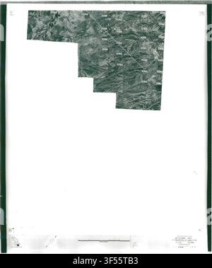 Ein Luftbildindex für San Luis Obispo County, Kalifornien, Blatt 6, erstellt von der Farm Service Agency, Teil der Regierungsaufzeichnungen der Vereinigten Staaten. Stockfoto