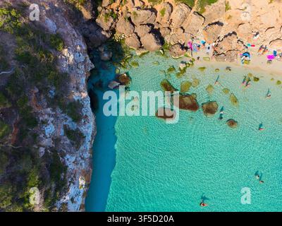 Strand von Calo des Moro, Mallorca Stockfoto